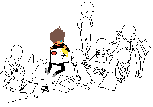 600x420 Collection Of Free Group Drawing Happy Download On Ui Ex