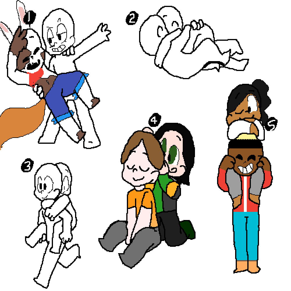 1000x1000 Collection Of Free Group Drawing Sketch Download On Ui Ex