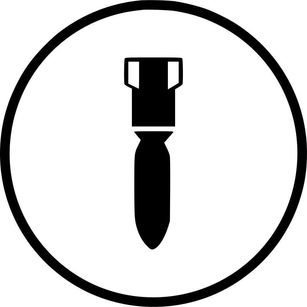 980x980 Hd Nuclear Drawing Missile