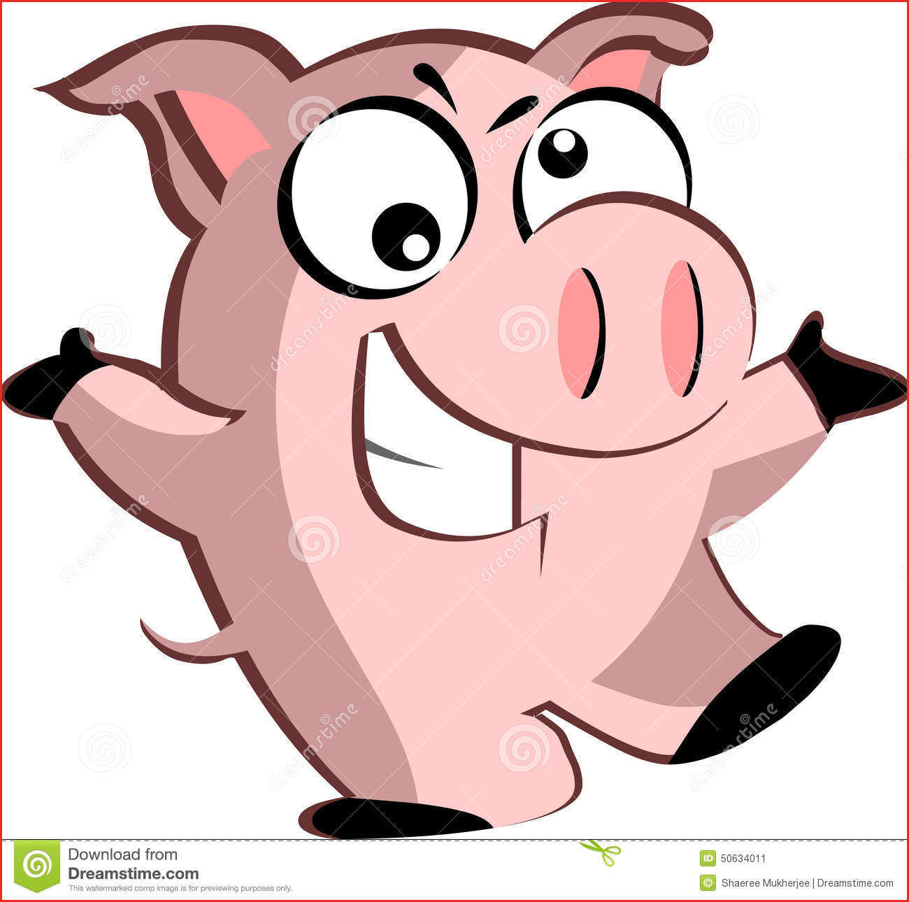 1300x1290 How To Draw A Cartoon Pig Cartoon Pig Pics Group