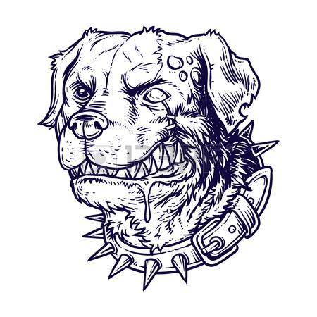 450x450 Collection Of Free Growling Clipart Evil Dog Download On Ui Ex