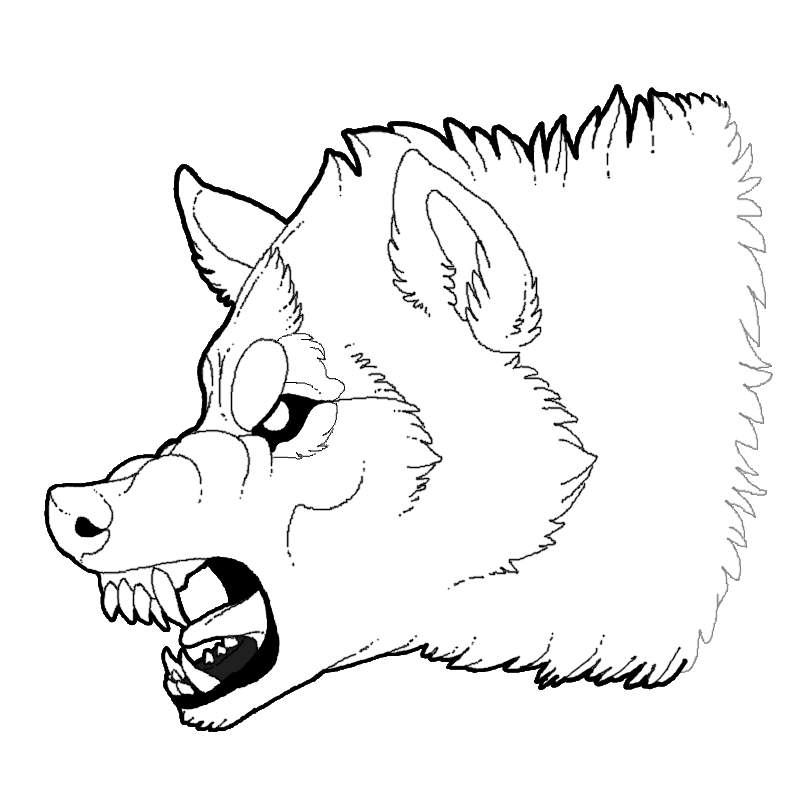 Growling Dog Drawing | Free download on ClipArtMag