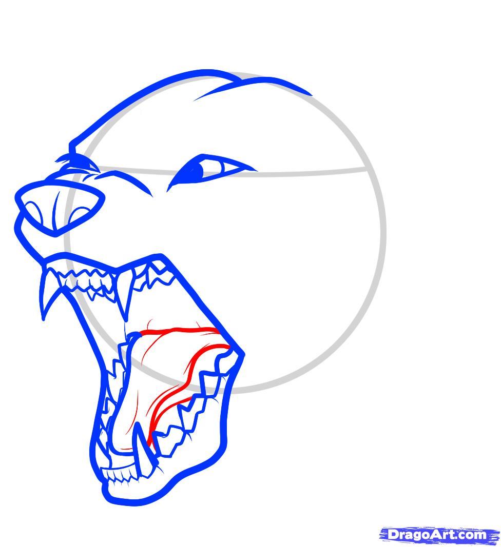 976x1067 How To Draw An Angry Dog, Angry Dog, Step