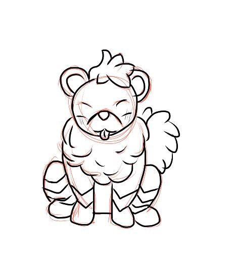 461x525 Growlithe Doodle Amino