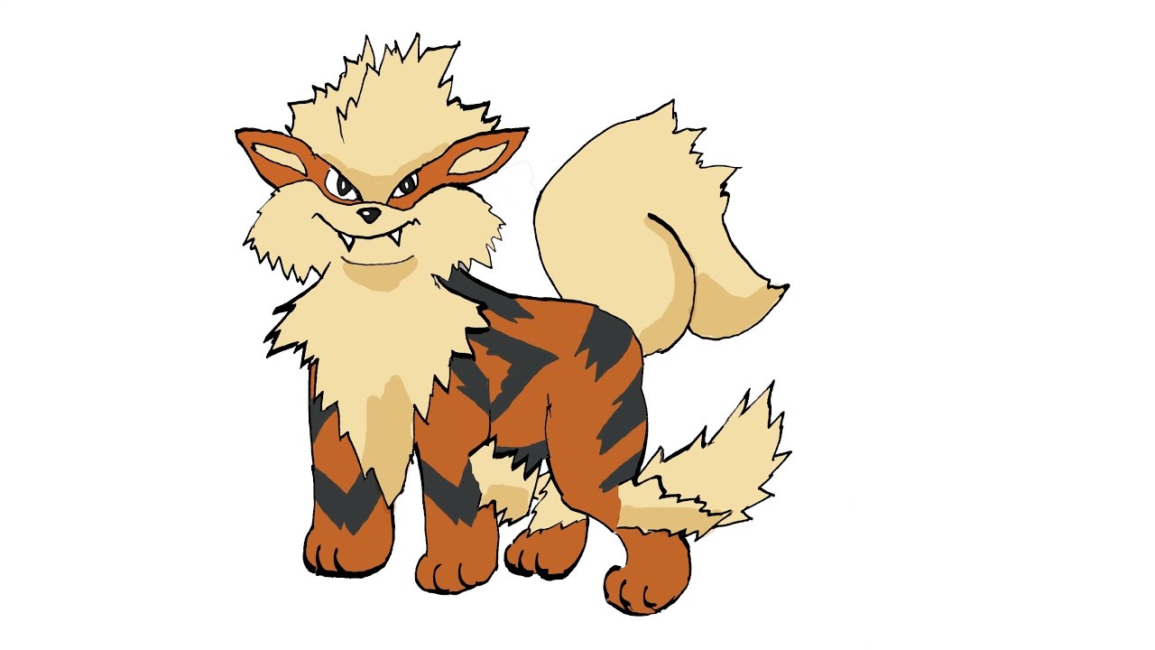 1280x720 How To Draw Arcanine