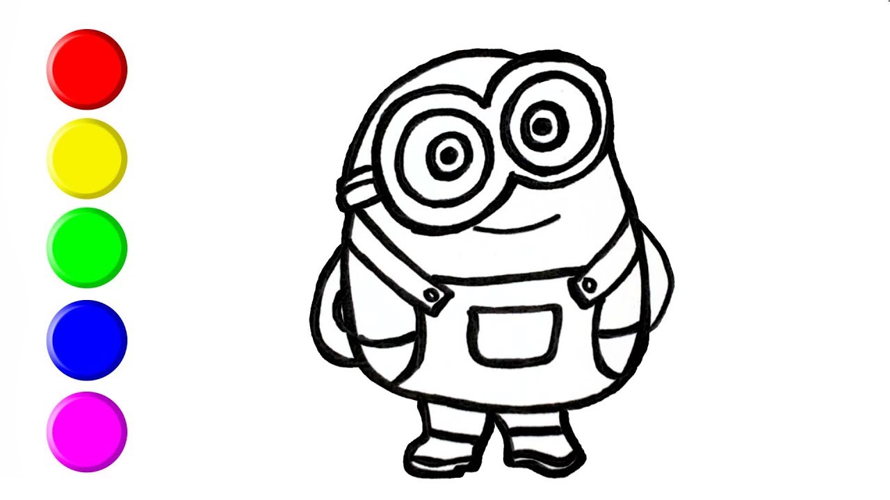 1280x720 how to draw a minion como dibujar un minion paso a paso
