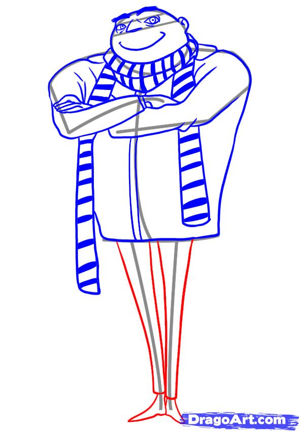 591x850 Draw Gru, Step