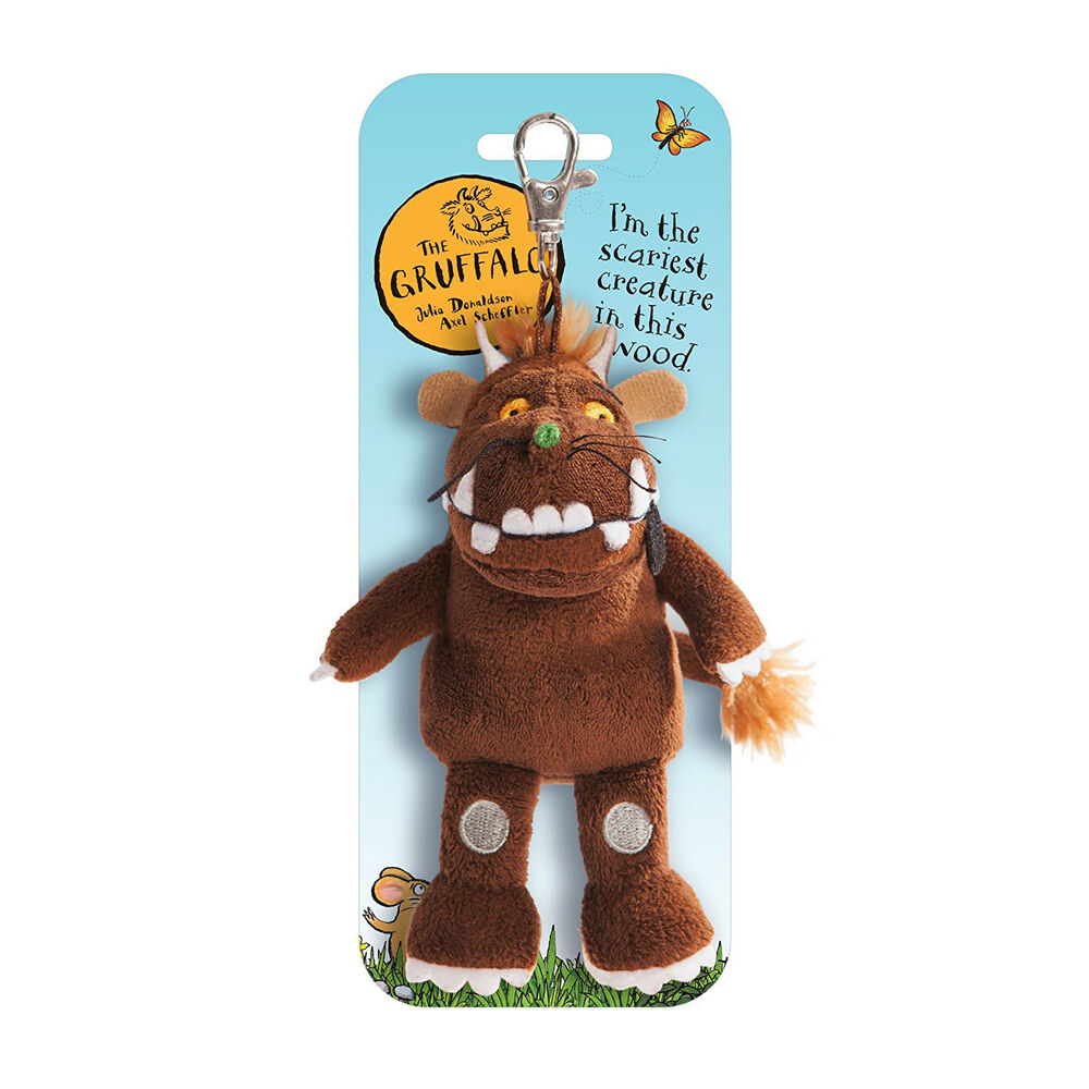 1000x1000 The Gruffalo Keyclip Soft Toy Kids Book Cartoon Bag Keys Gift