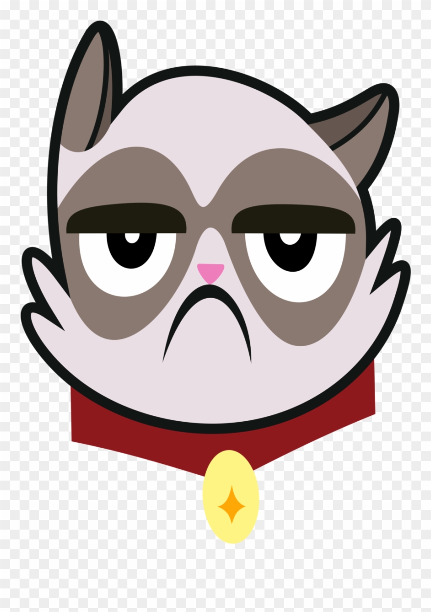 880x1248 Grumpy Cat Clipart Transparent