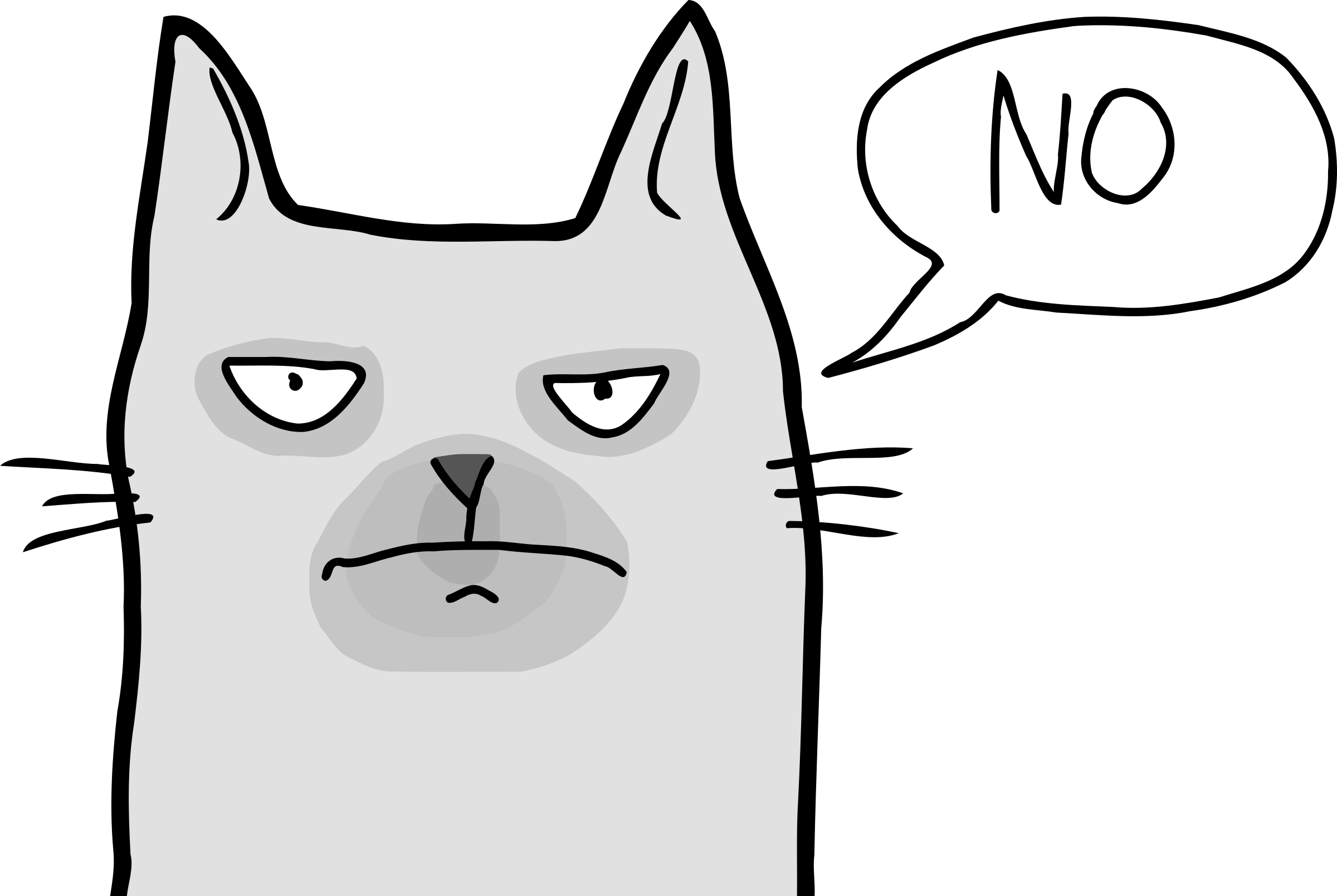 Grumpy Cat Drawing | Free download on ClipArtMag