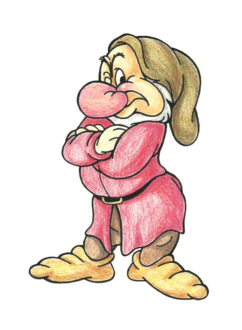 791x1076 draw grumpy from the seven dwarfs granny's crafts disney