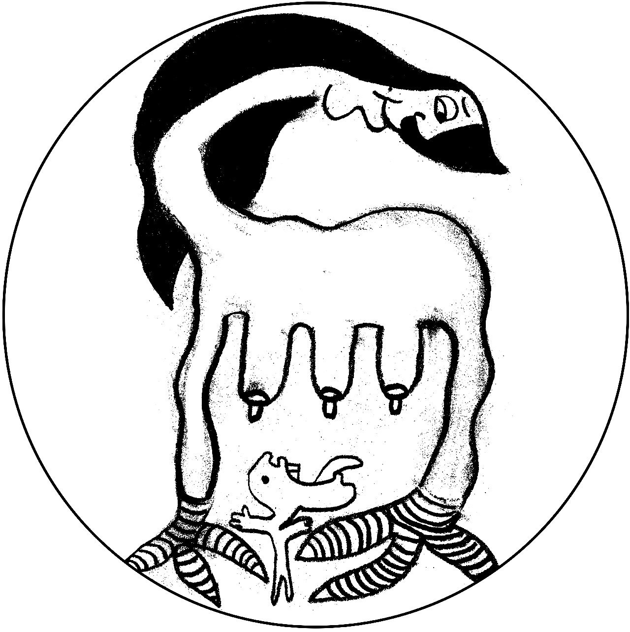 1280x1284 Grumpy Print Drawing Art High Quality Print On Beautiful Etsy