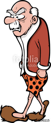 208x500 Grumpy Old Man Stock Image And Royalty Free Vector