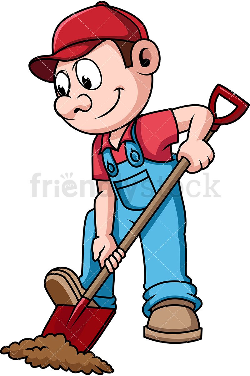 800x1200 Angry Old Man With Shovel Clipart Clip Art Images