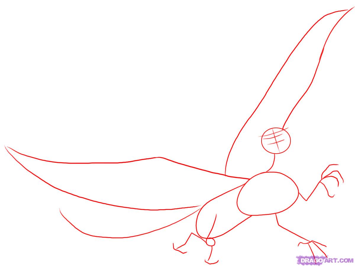 1200x902 Draw A Griffin, Step