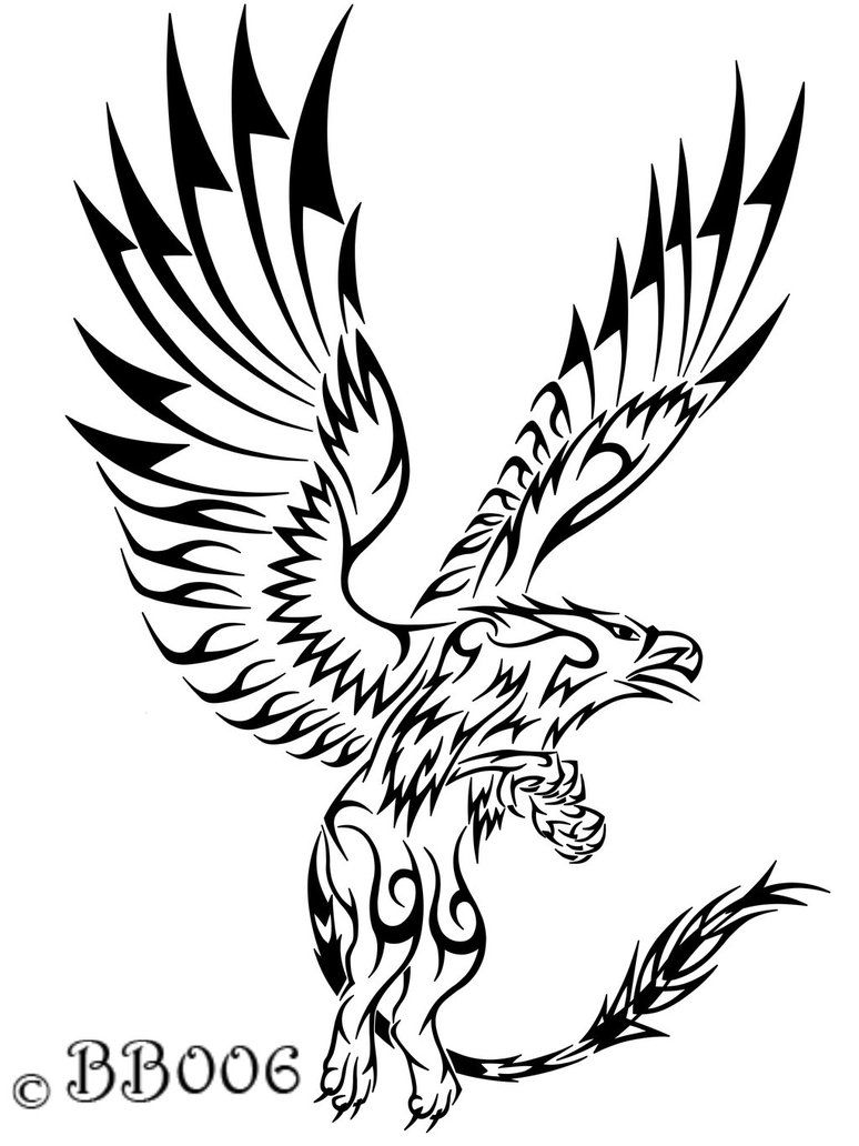 774x1032 tribal gryphon