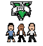 184x193 my shitty nes style gta v drawing grandtheftautov