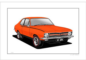 300x209 Holden Lc Gtr Torana Limited Edition Car Drawing Print