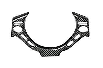 355x236 Carbon Fiber For Nissan Gtr Steering Wheel Center Cover Trim