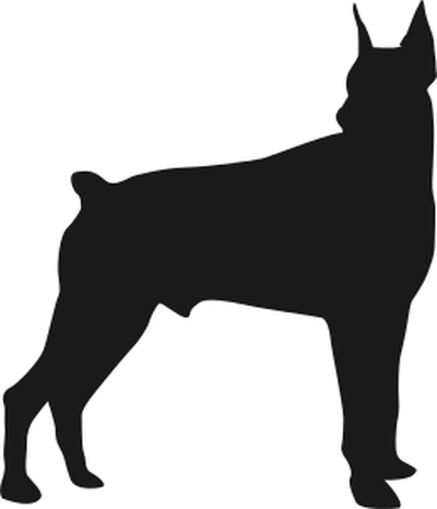 400x466 Dog, Drawing, Silhouette, Transparent Png Image Clipart Free