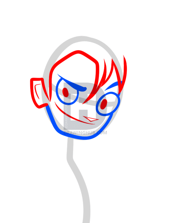 560x720 How To Draw Randy Cunningham, Grade Ninja, Step