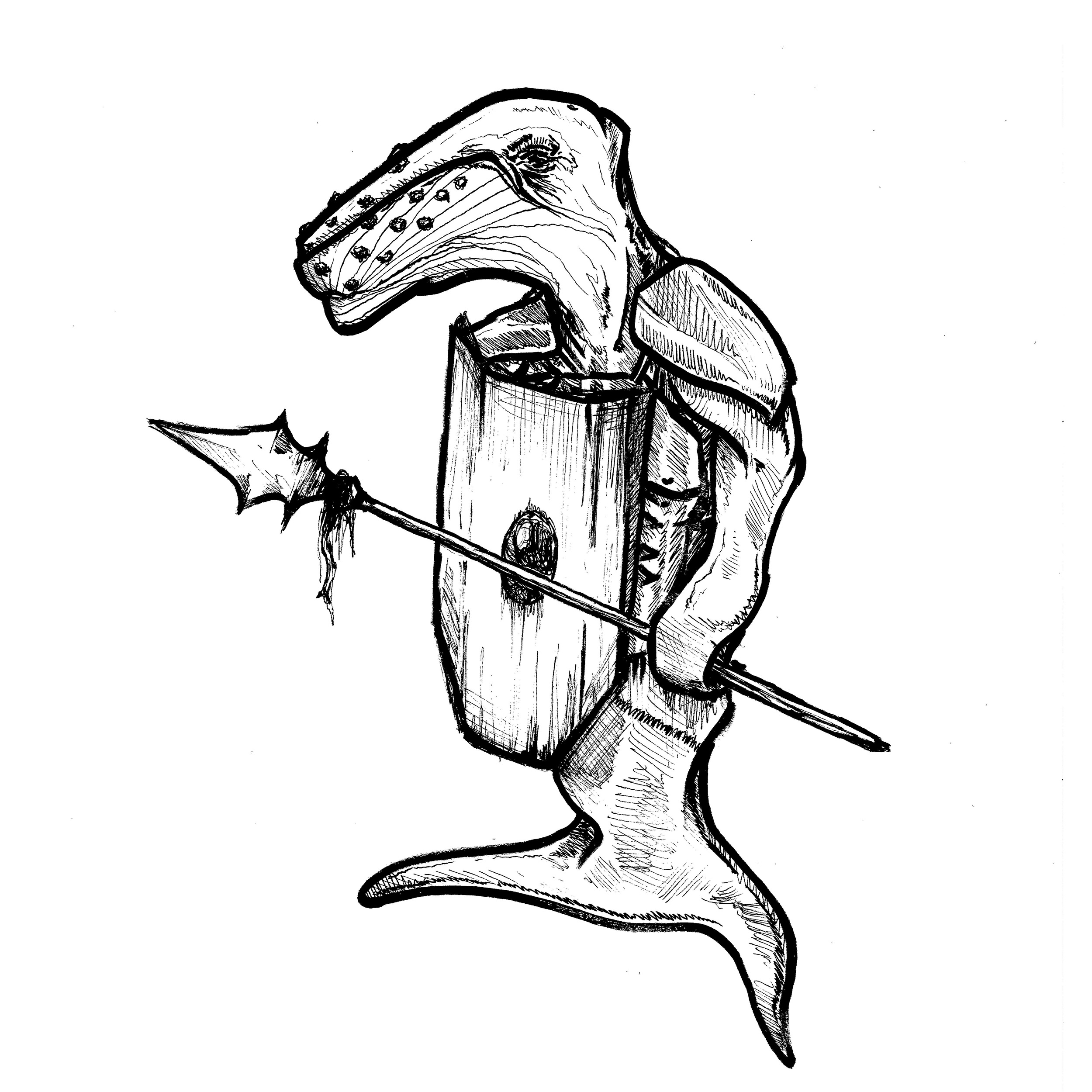 2500x2500 mashed together cruel, guarded whale for inktober drawing