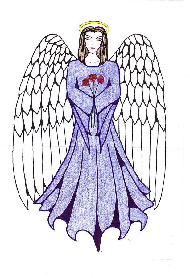 616x900 Guardian Angel Drawing