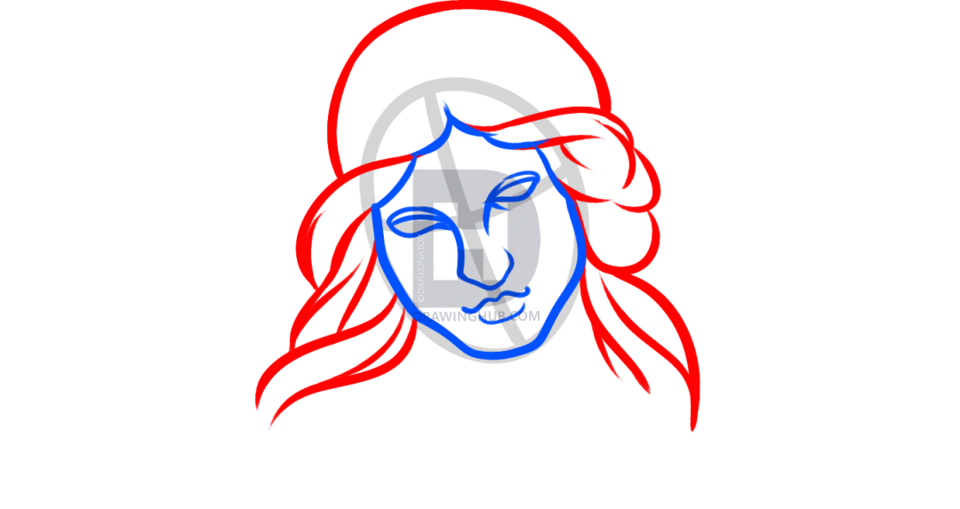 1080x573 How To Draw A Guardian Angel, Angel Statue, Step