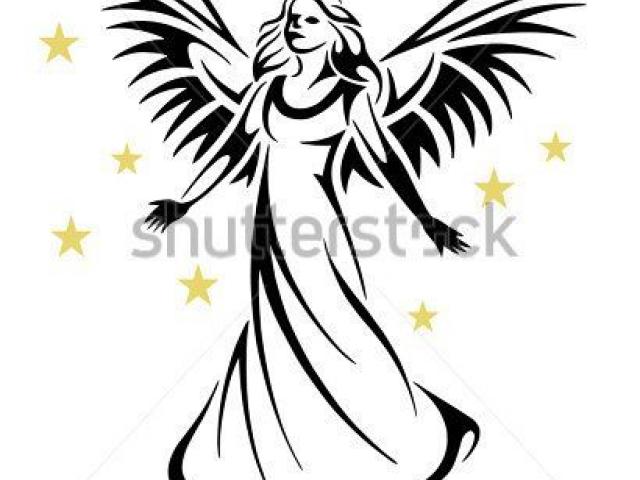 640x480 Angel Tattoos Clipart
