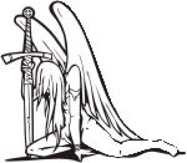 600x523 Angel Warrior Clipart Tattoo Designs