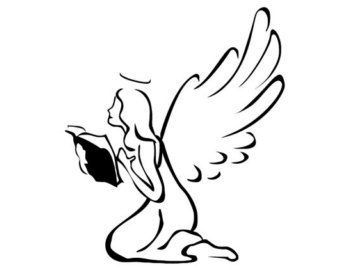 340x270 Angel Decal Etsy