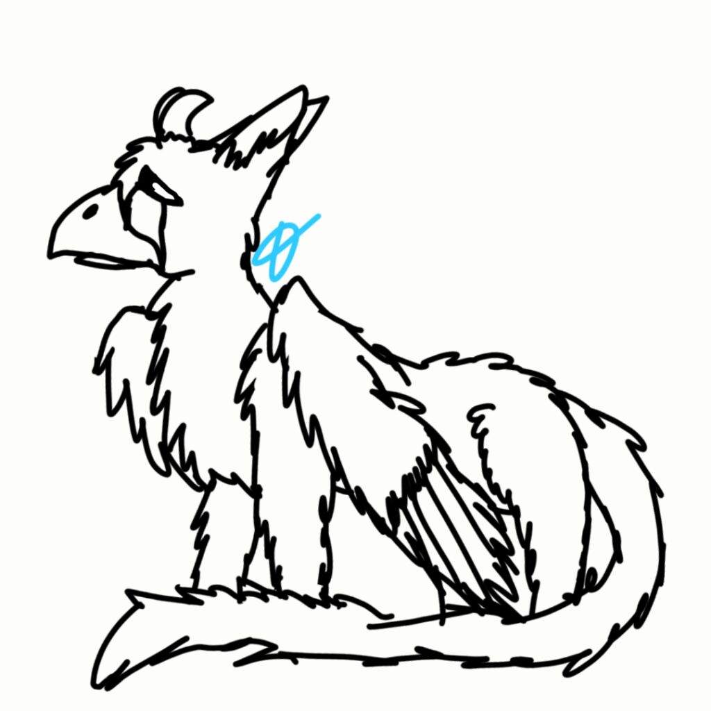1024x1024 Lil Trico Sketch Last Guardian Amino