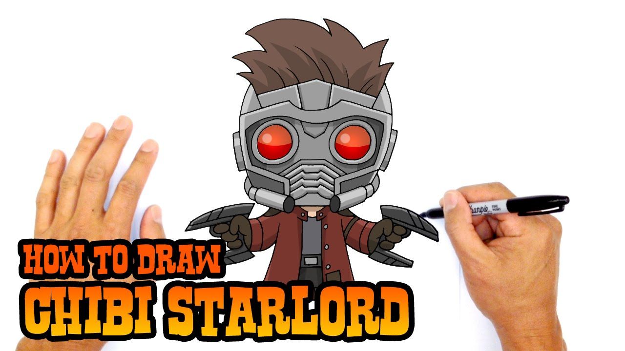 1280x720 How To Draw Starlord Guardians Of The Galaxy Diy How To Mack