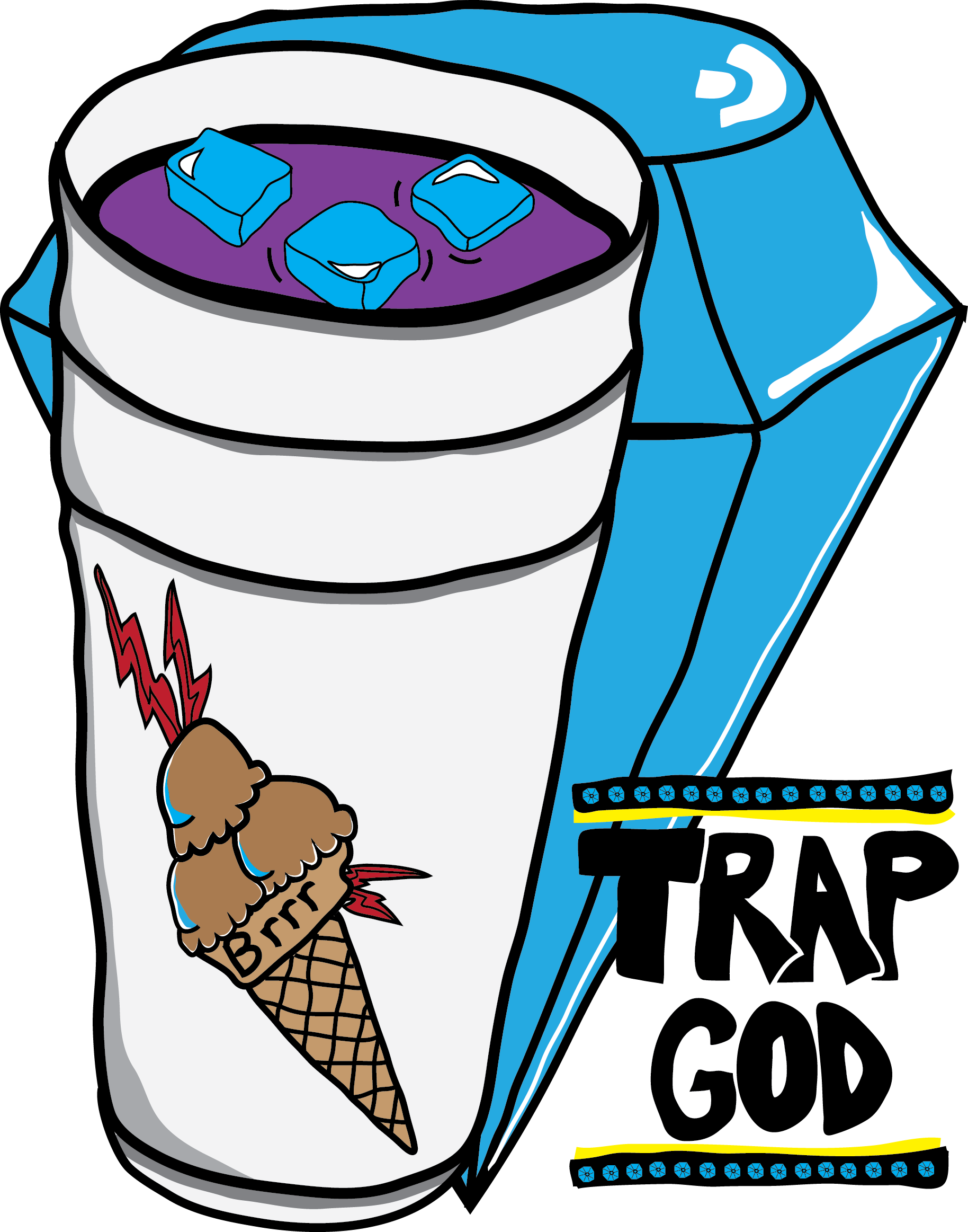 1828x2325 oc my tribute to gucci mane, the trap god