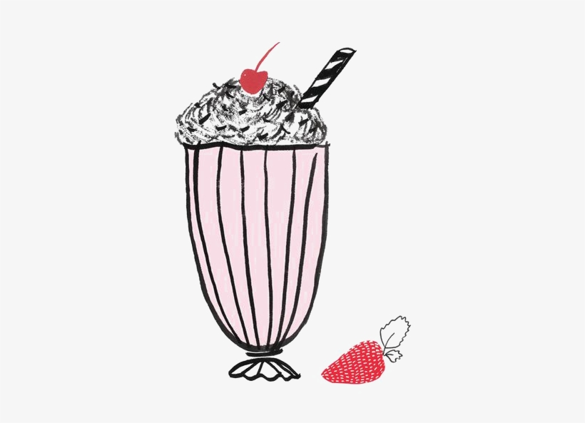 820x593 Milkshake Ice Cream Drawing Illustration