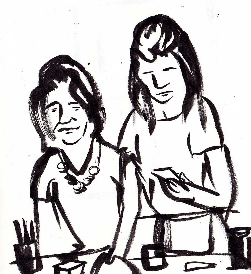 1000x1089 Live Drawing