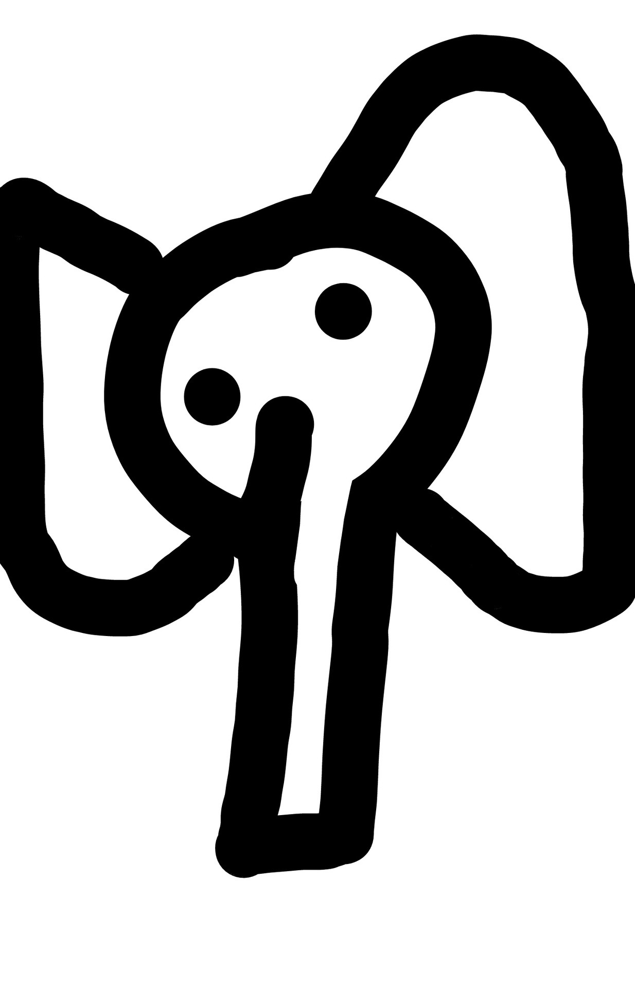 1234x1920 To Draw For That Isnadia's Elephant Kicked Me In The Mouth