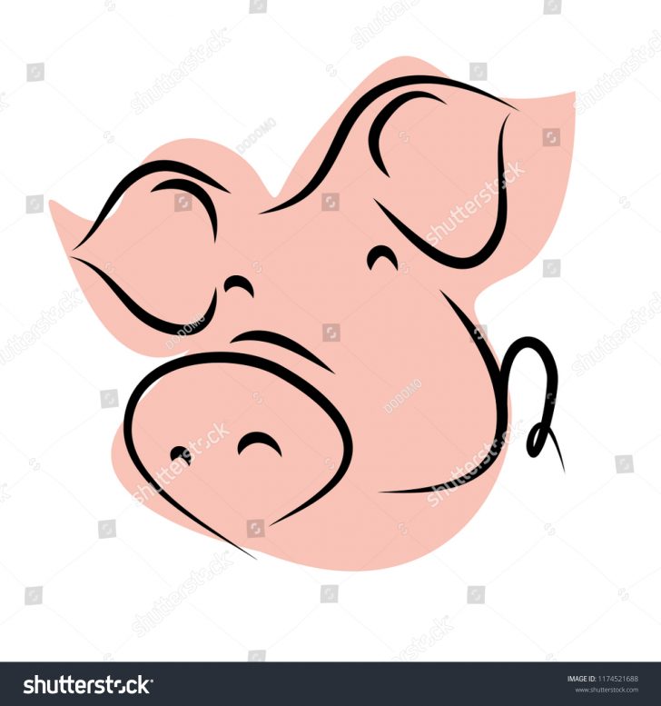 728x777 cute pig drawing picture easy baby ice cream ajedrezdeen trenamiento