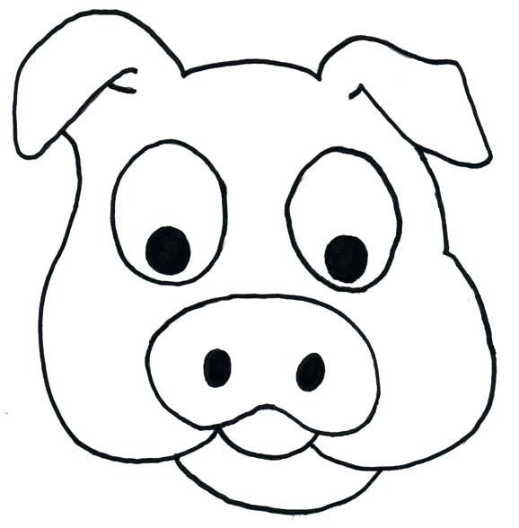 578x588 How To Draw A Cartoon Pig Draw Cartoon Guinea Pig