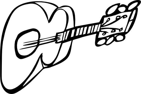 600x403 Drawing Guitar Cartoon Transparent Png Clipart Free Download