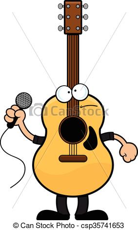 283x470 Cartoon Guitar Sad Cartoon Illustration Of A Guitar Man