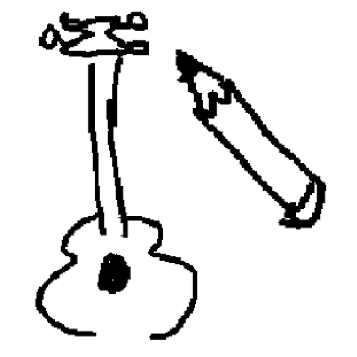 1200x1200 Unity + Guitar Improvisations With Pencil Super Sharp Scissors