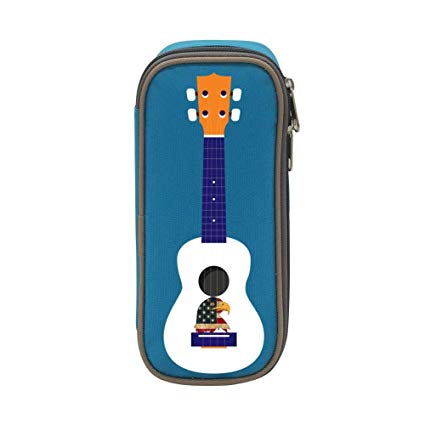425x425 High Capacity Student Pencil Case Printing Guitar