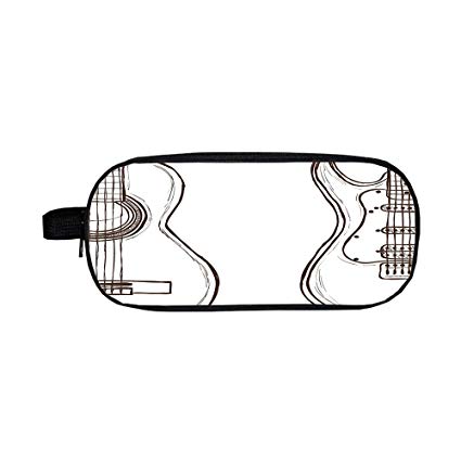 425x425 Iprint Pencil Case Polychromatic Optional,guitar,hand
