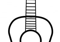 200x140 Easy Guitar Coloring