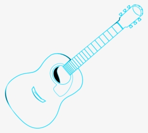 300x270 Guitar Clipart Outline