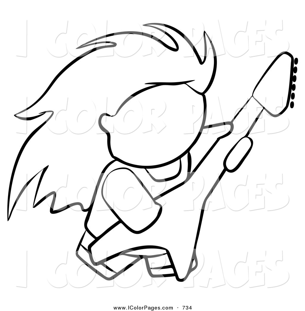 1024x1044 Guitar Outline Clipart Black And White