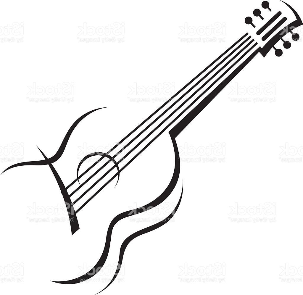 1024x997 Guitar Drawing Free Download