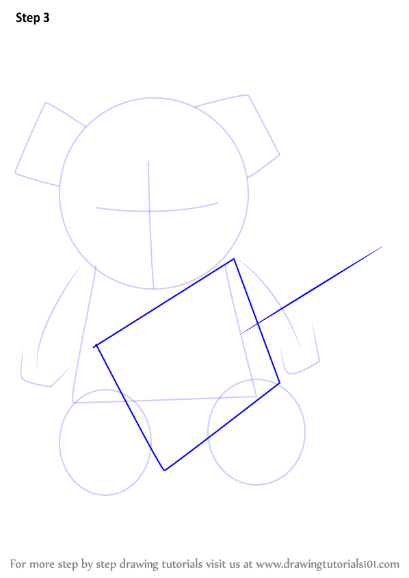598x844 Learn How To Draw Teddy Bear With Guitar
