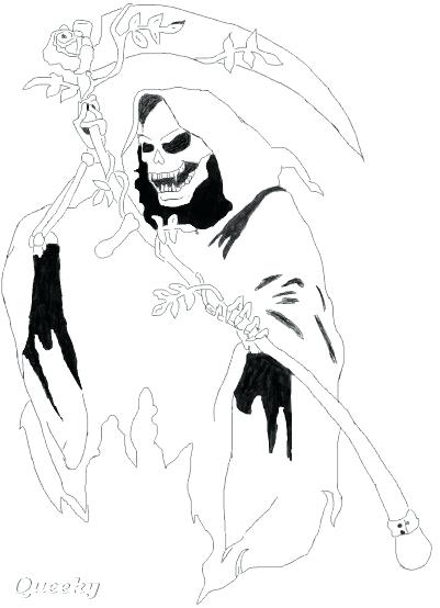 401x554 How To Draw The Grim Reaper Step